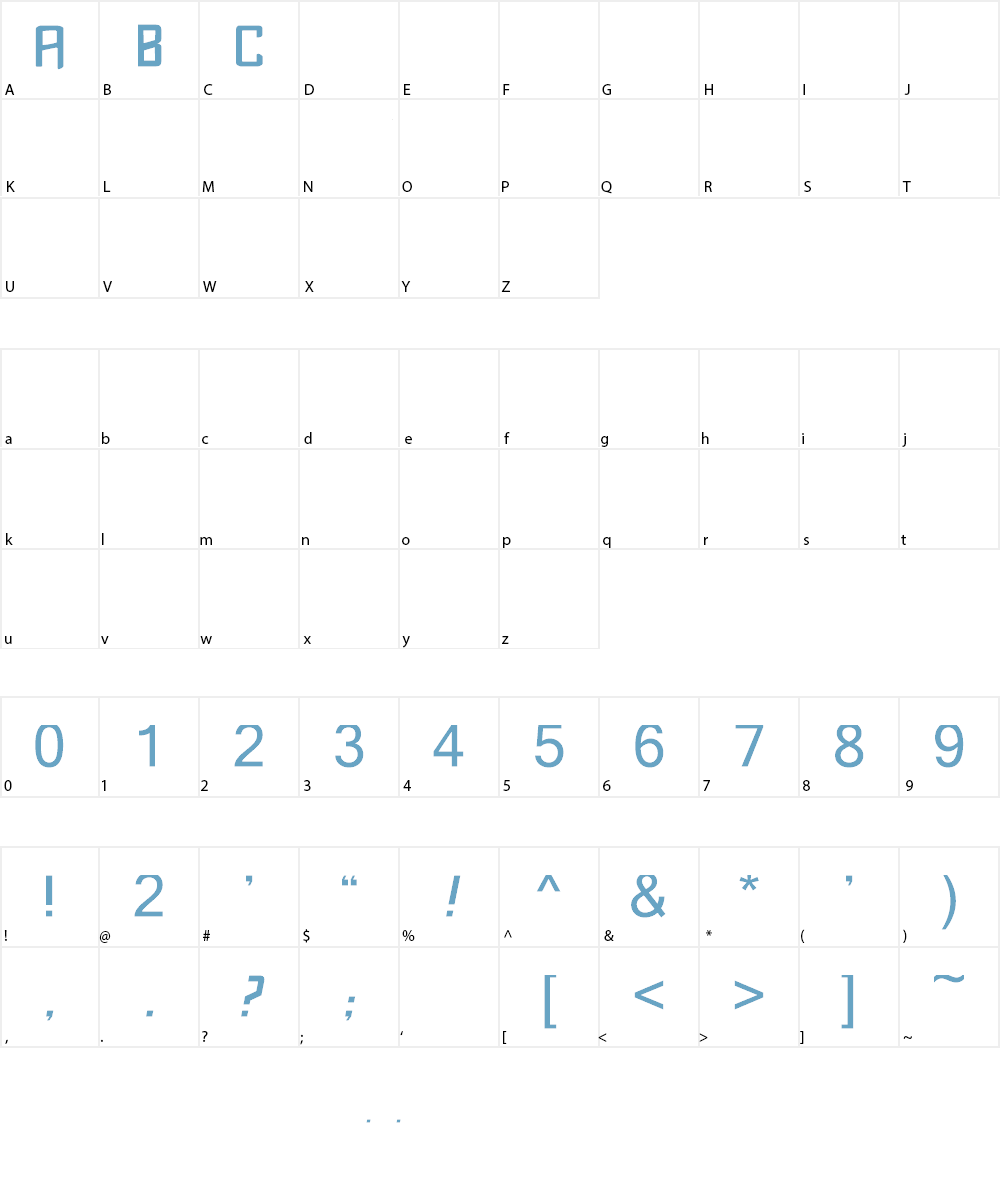Clash of the Dinosaurs Font Character